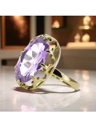 14K Yellow gold Alexandrite Ring Vintage Jewlery vrc253y